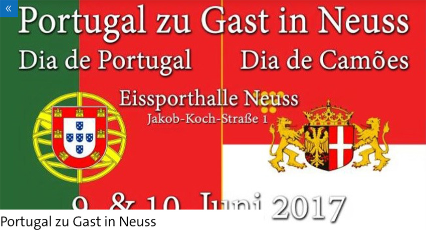 Eirostec presente nas comemorações do 10 de Junho em Neuss, Alemanha.