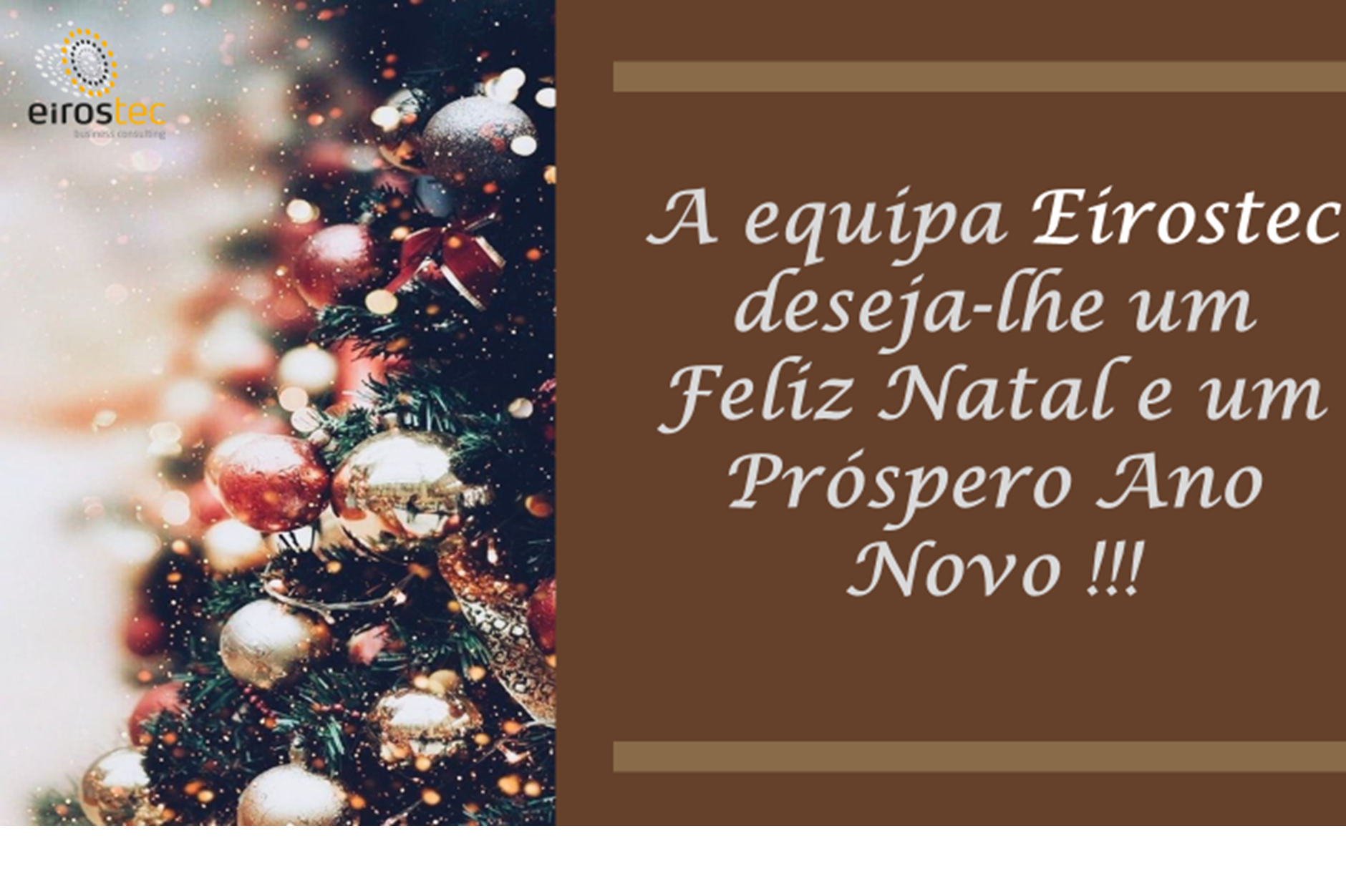 Feliz Natal Eirostec